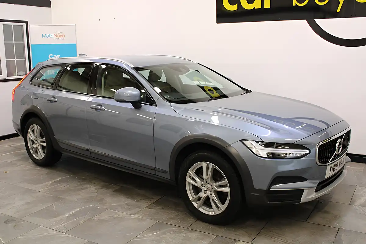 Used 2019 Volvo V90 Cross Country Mussel Blue - Interior and Exterior details 5