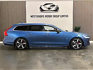 Used 2019 Volvo V90 R-Design Blue - Interior and Exterior details 12