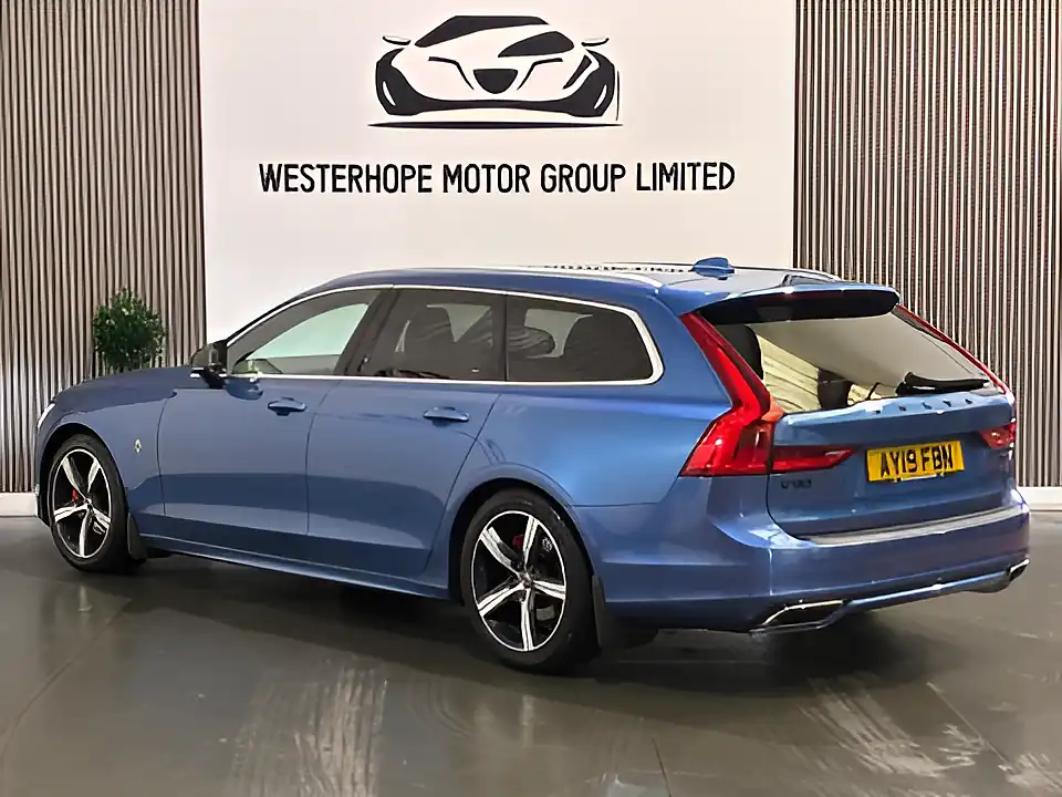 Used 2019 Volvo V90 R-Design Blue - Interior and Exterior details 2