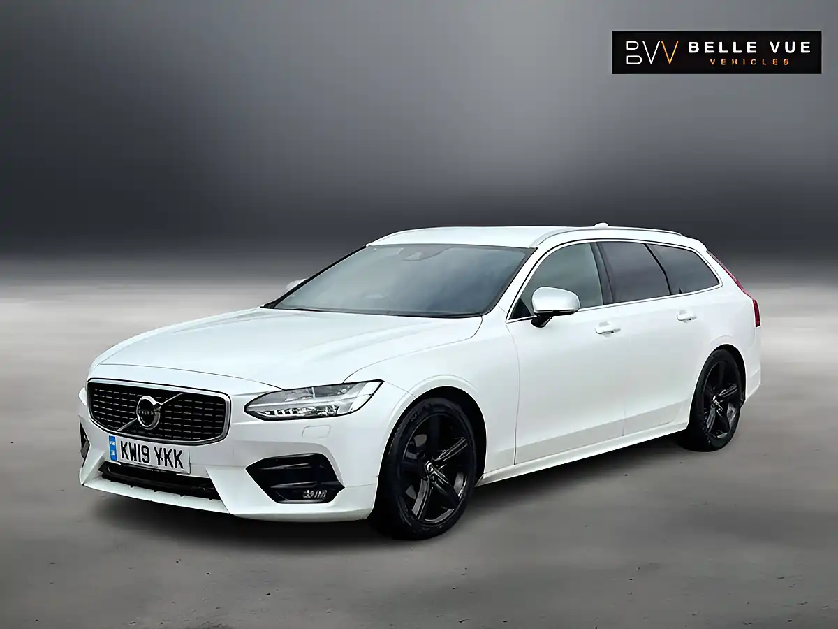Used 2019 Volvo V90 R-Design Crystal White - Interior and Exterior details 13
