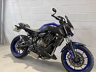 Used 2019 Yamaha MT-07 Naked Abs Blue - Interior and Exterior details 3