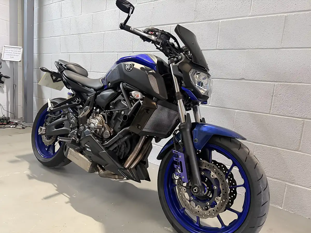 Used 2019 Yamaha MT-07 Naked Abs Blue - Interior and Exterior details 5