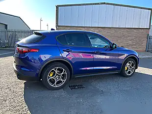Used 2020 Alfa Romeo Stelvio Sprint Blue - Interior and Exterior details 13