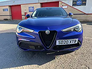 Used 2020 Alfa Romeo Stelvio Sprint Blue - Interior and Exterior details 3