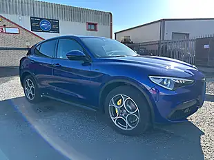 Used 2020 Alfa Romeo Stelvio Sprint Blue - Interior and Exterior details 6