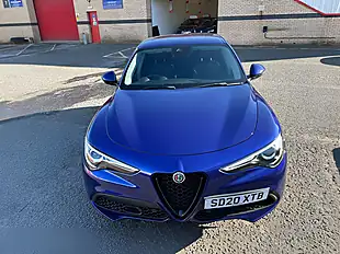 Used 2020 Alfa Romeo Stelvio Sprint Blue - Interior and Exterior details 7