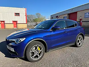 Used 2020 Alfa Romeo Stelvio Sprint Blue - Interior and Exterior details 8