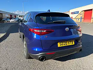 Used 2020 Alfa Romeo Stelvio Sprint Blue - Interior and Exterior details 9