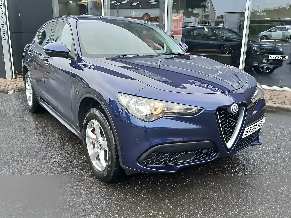 Used 2020 Alfa Romeo Stelvio Super Blue - Interior and Exterior details 7