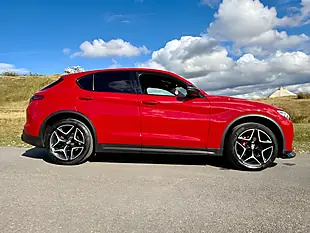 Used 2020 Alfa Romeo Stelvio Ti Red - Interior and Exterior details 12