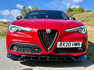 Used 2020 Alfa Romeo Stelvio Ti Red - Interior and Exterior details 13