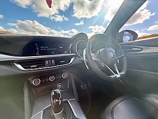 Used 2020 Alfa Romeo Stelvio Ti Red - Interior and Exterior details 18