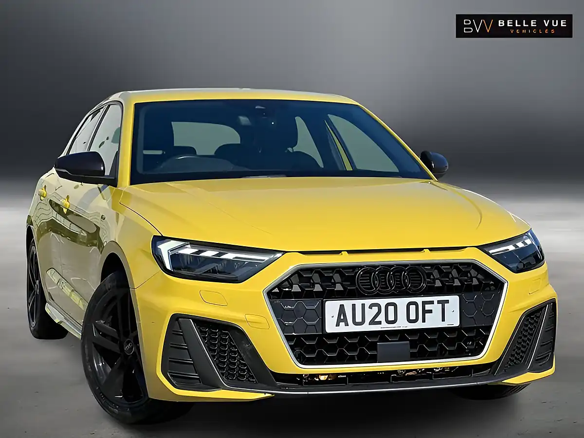 Used 2020 Audi A1 S Line Python Yellow - Front View