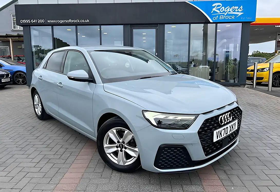 Used 2020 Audi A1 Sportback Technik Arrow Grey Pearl - Front View