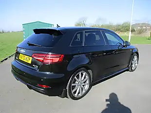 Used 2020 Audi A3 Black Edition Sportback Black - Interior and Exterior details 5
