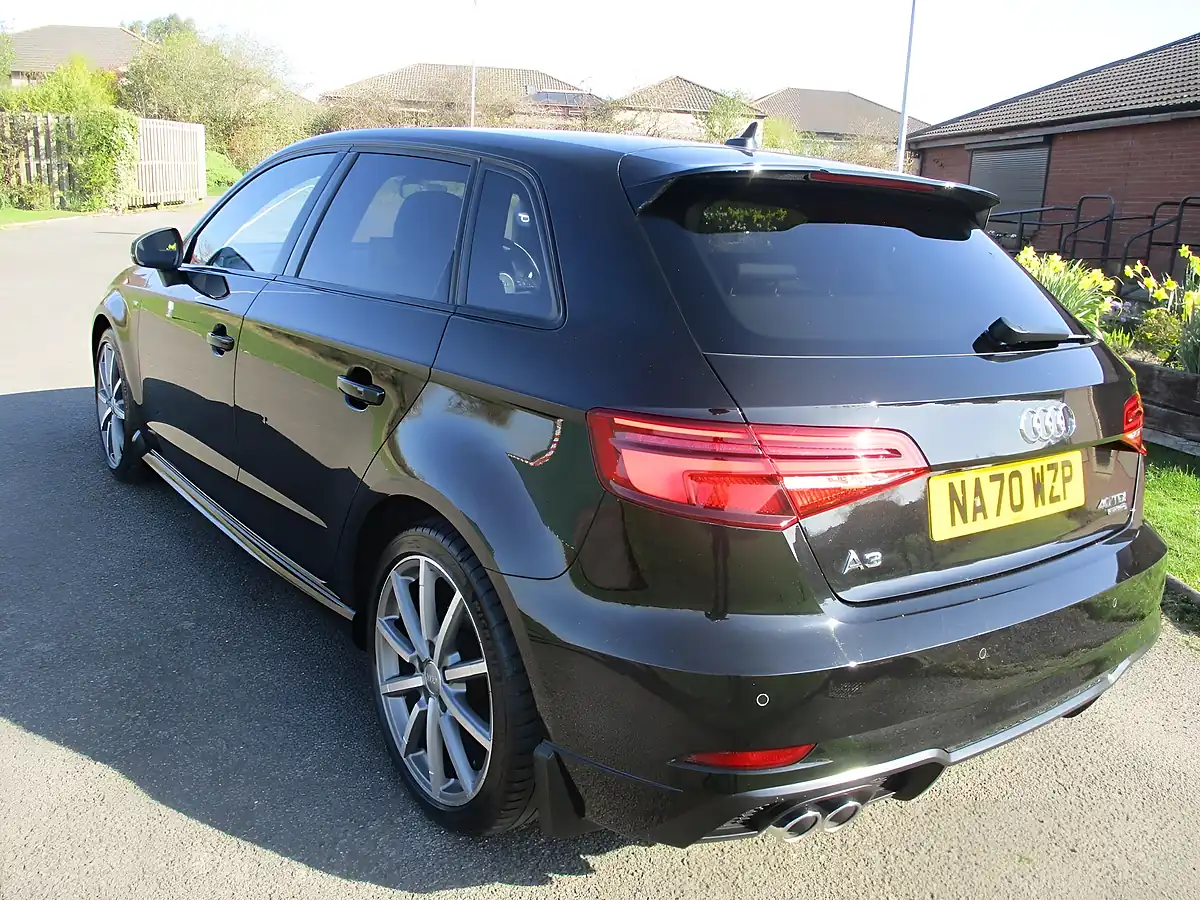 Used 2020 Audi A3 Black Edition Sportback Black - Interior and Exterior details 8