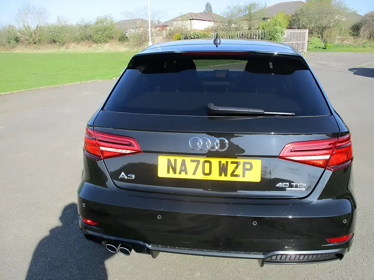 Used 2020 Audi A3 Black Edition Sportback Black - Interior and Exterior details 9