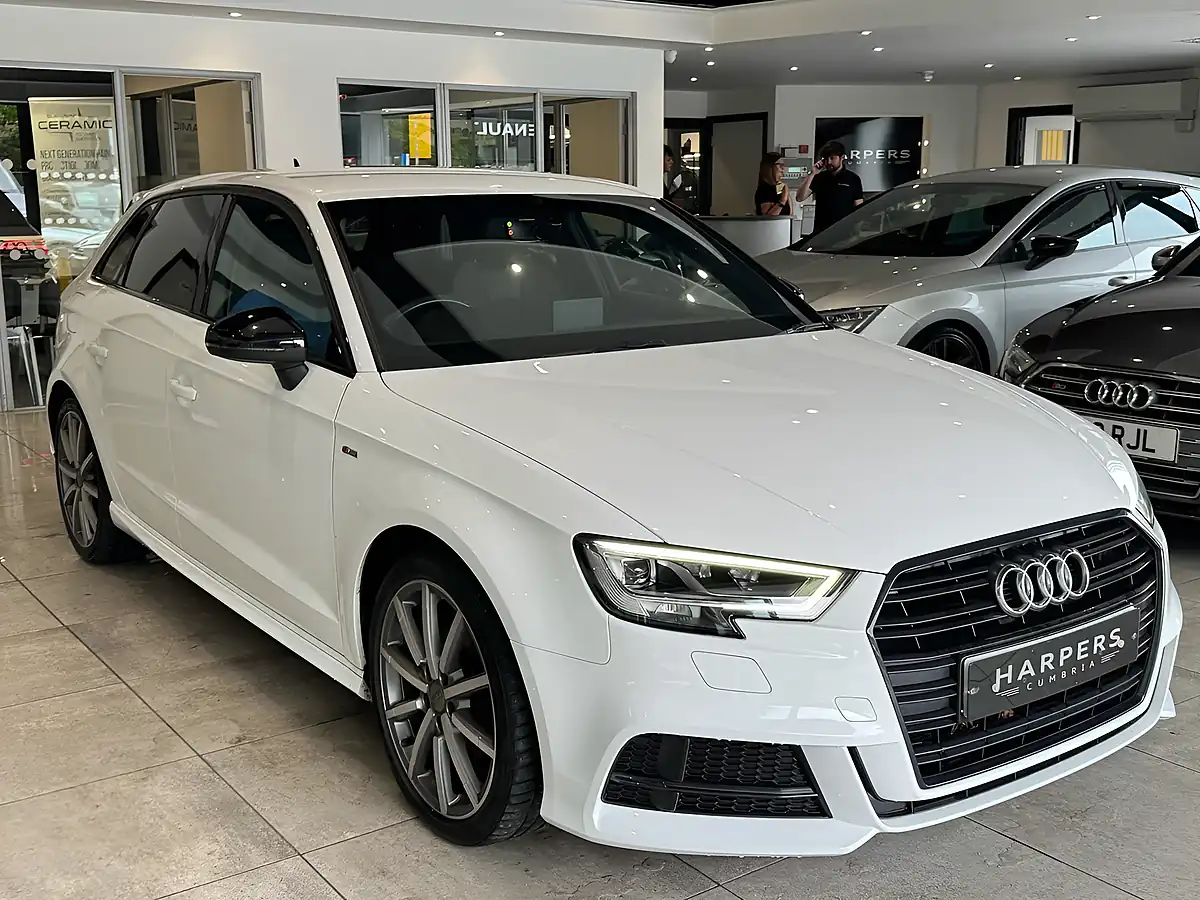 Used 2020 Audi A3 Black Edition White - Interior and Exterior details 13