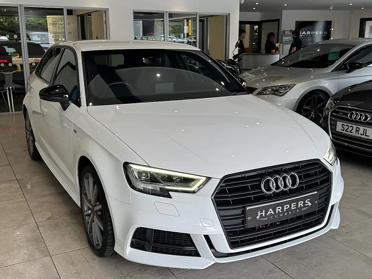 Used 2020 Audi A3 Black Edition White - Interior and Exterior details 14