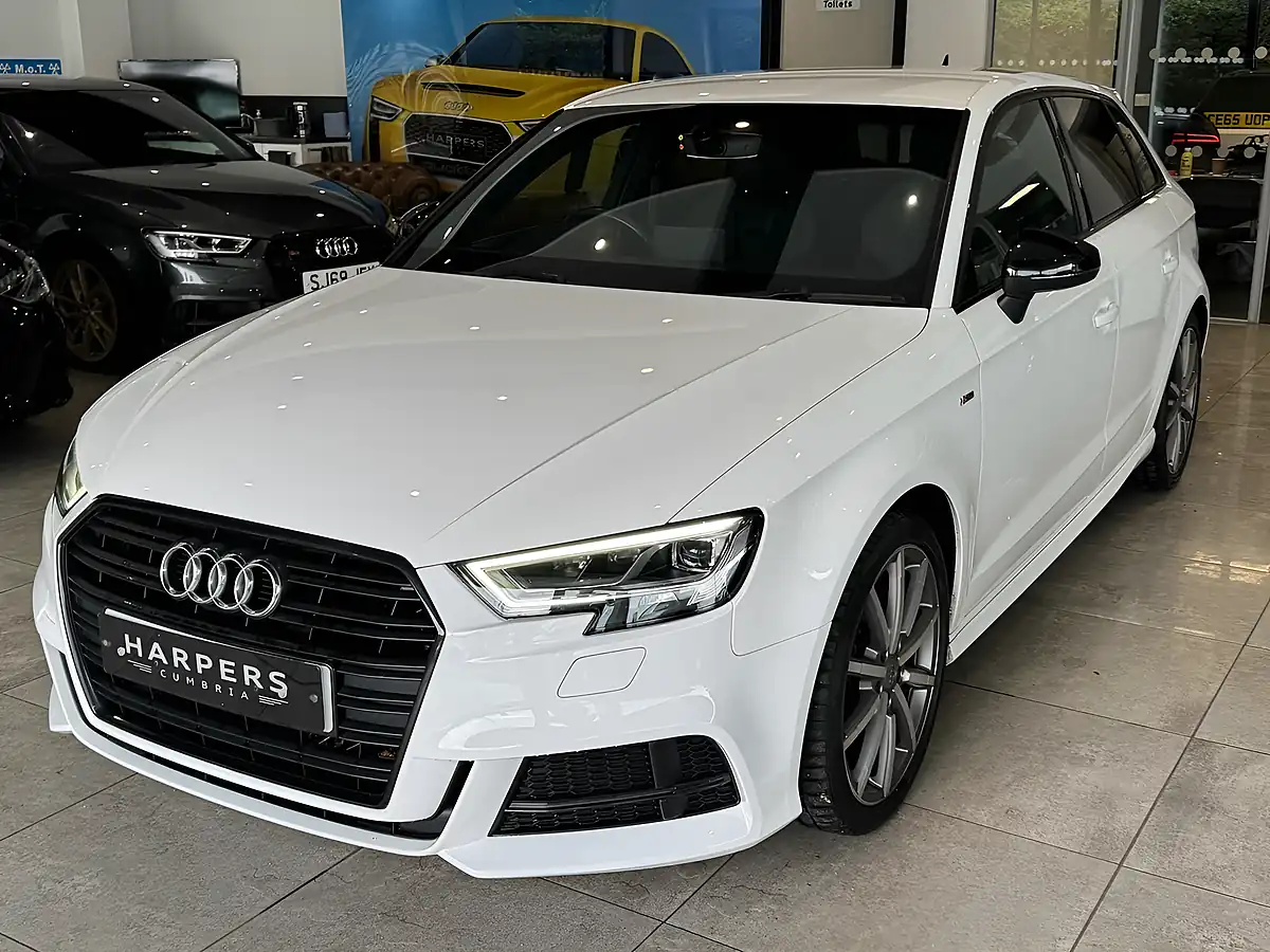 Used 2020 Audi A3 Black Edition White - Interior and Exterior details 15