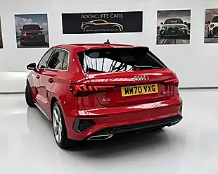 Used 2020 Audi A3 S Line Red - Interior and Exterior details 4