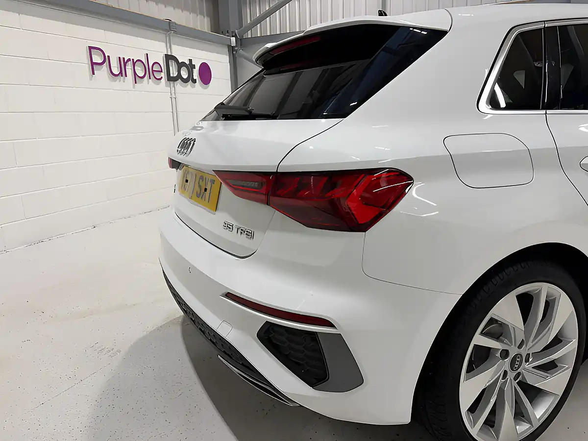 Used 2020 Audi A3 S Line White - Interior and Exterior details 14