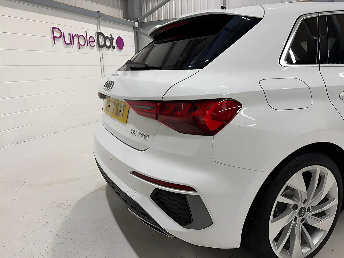 Used 2020 Audi A3 S Line White - Interior and Exterior details 16