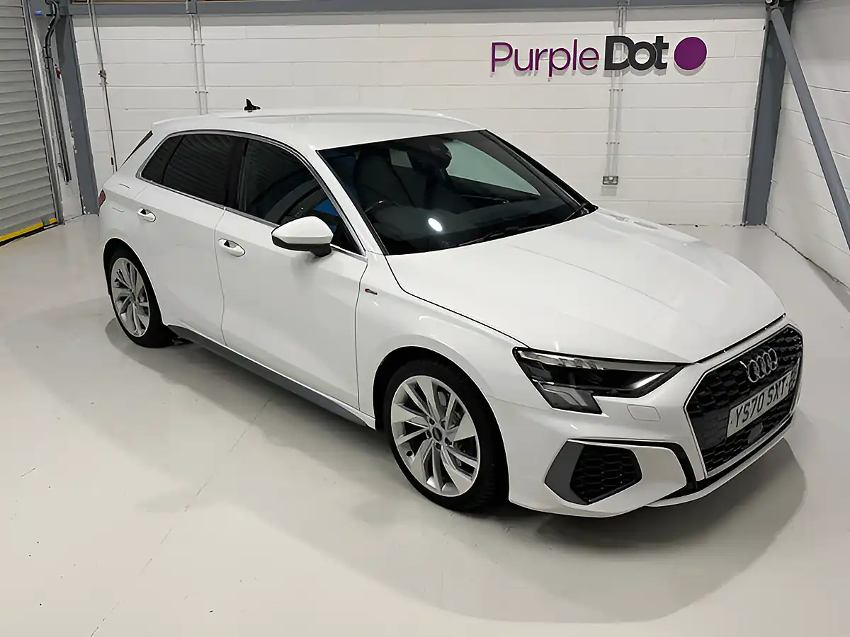 Used 2020 Audi A3 S Line White - Interior and Exterior details 6