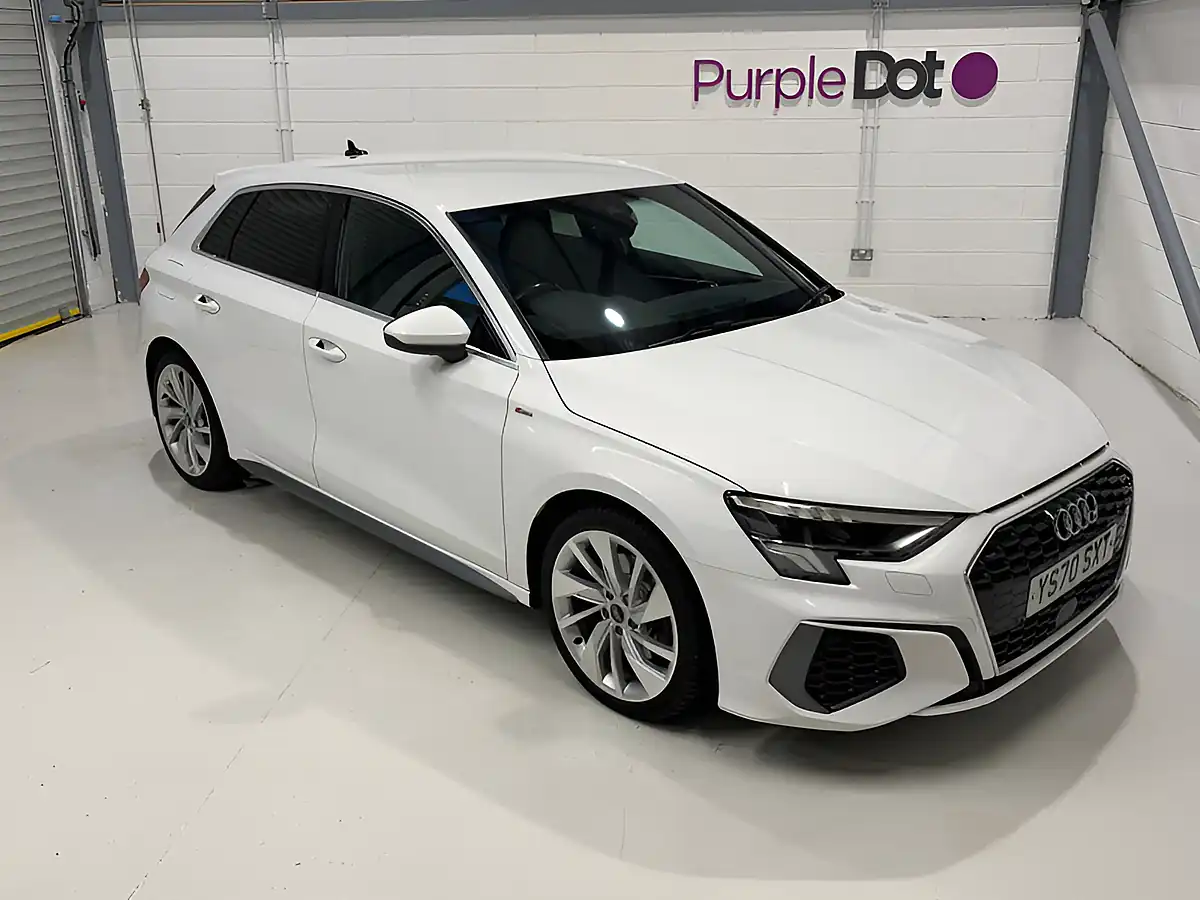 Used 2020 Audi A3 S Line White - Interior and Exterior details 8