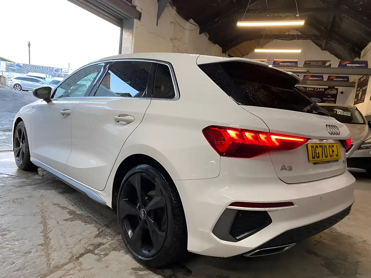 Used 2020 Audi A3 S Line White - Interior and Exterior details 6