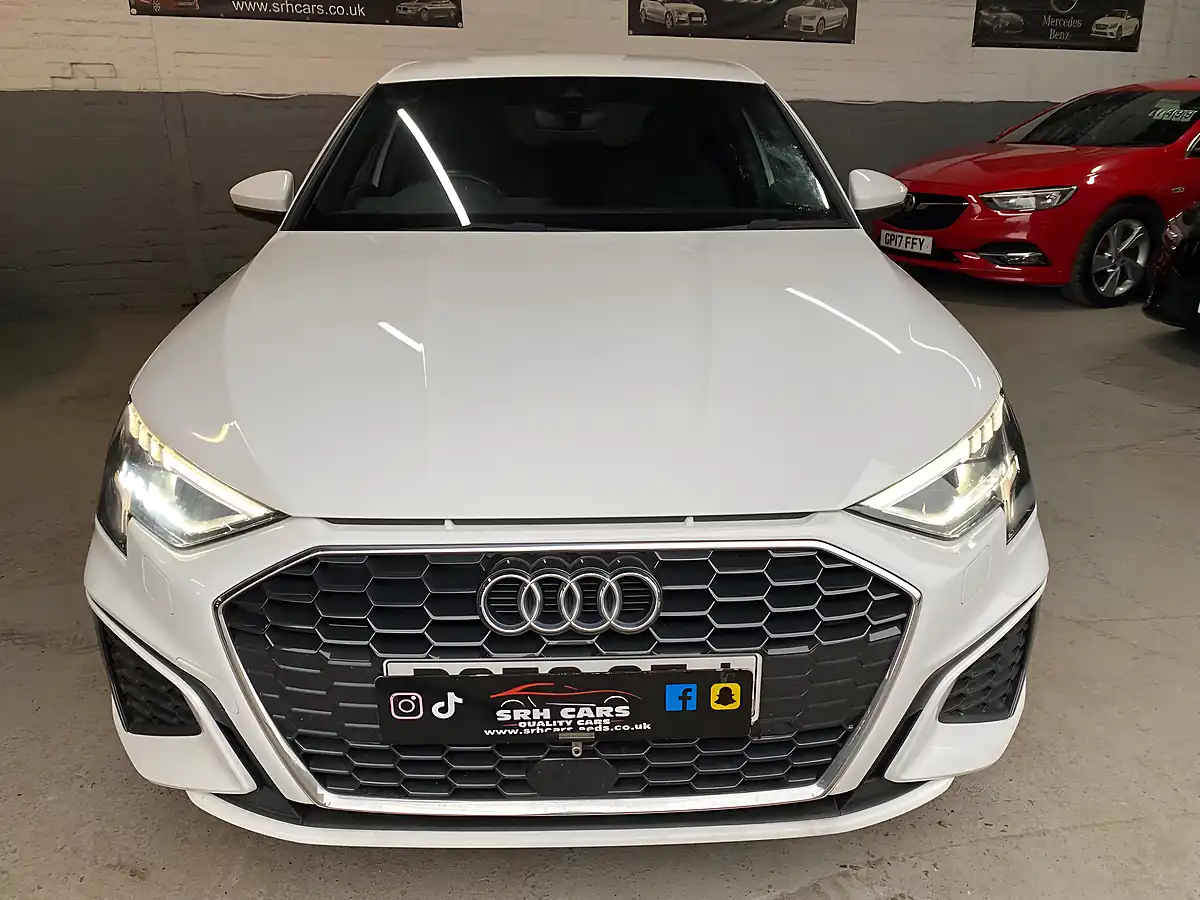 Used 2020 Audi A3 S Line White - Interior and Exterior details 8