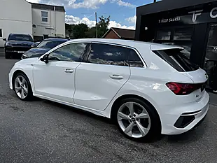 Used 2020 Audi A3 S Line White - Interior and Exterior details 4