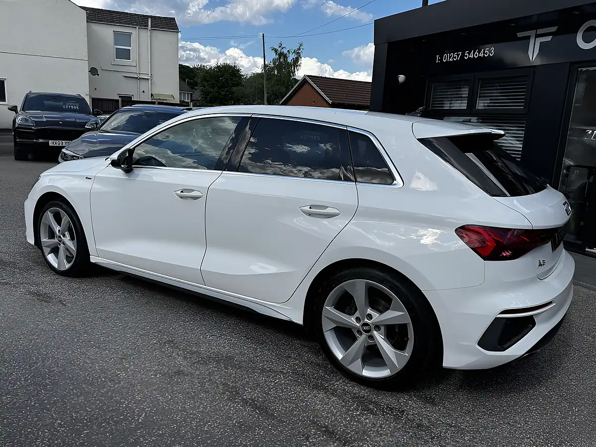 Used 2020 Audi A3 S Line White - Interior and Exterior details 4