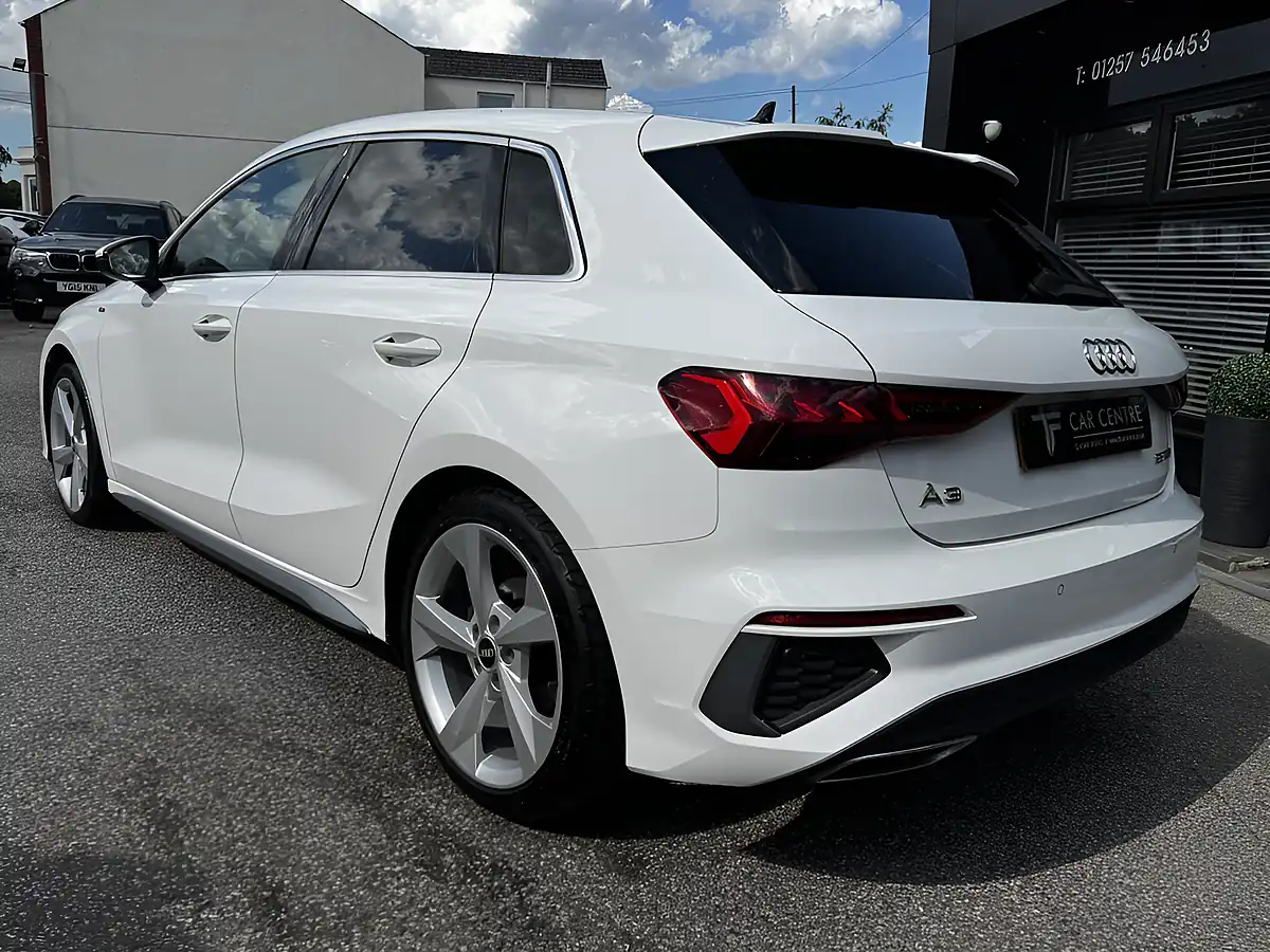 Used 2020 Audi A3 S Line White - Interior and Exterior details 5