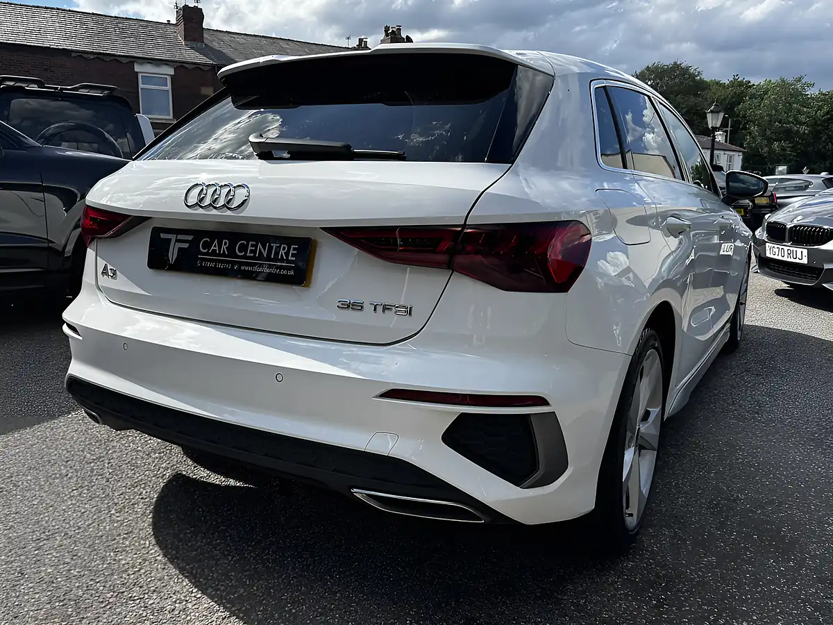 Used 2020 Audi A3 S Line White - Interior and Exterior details 8