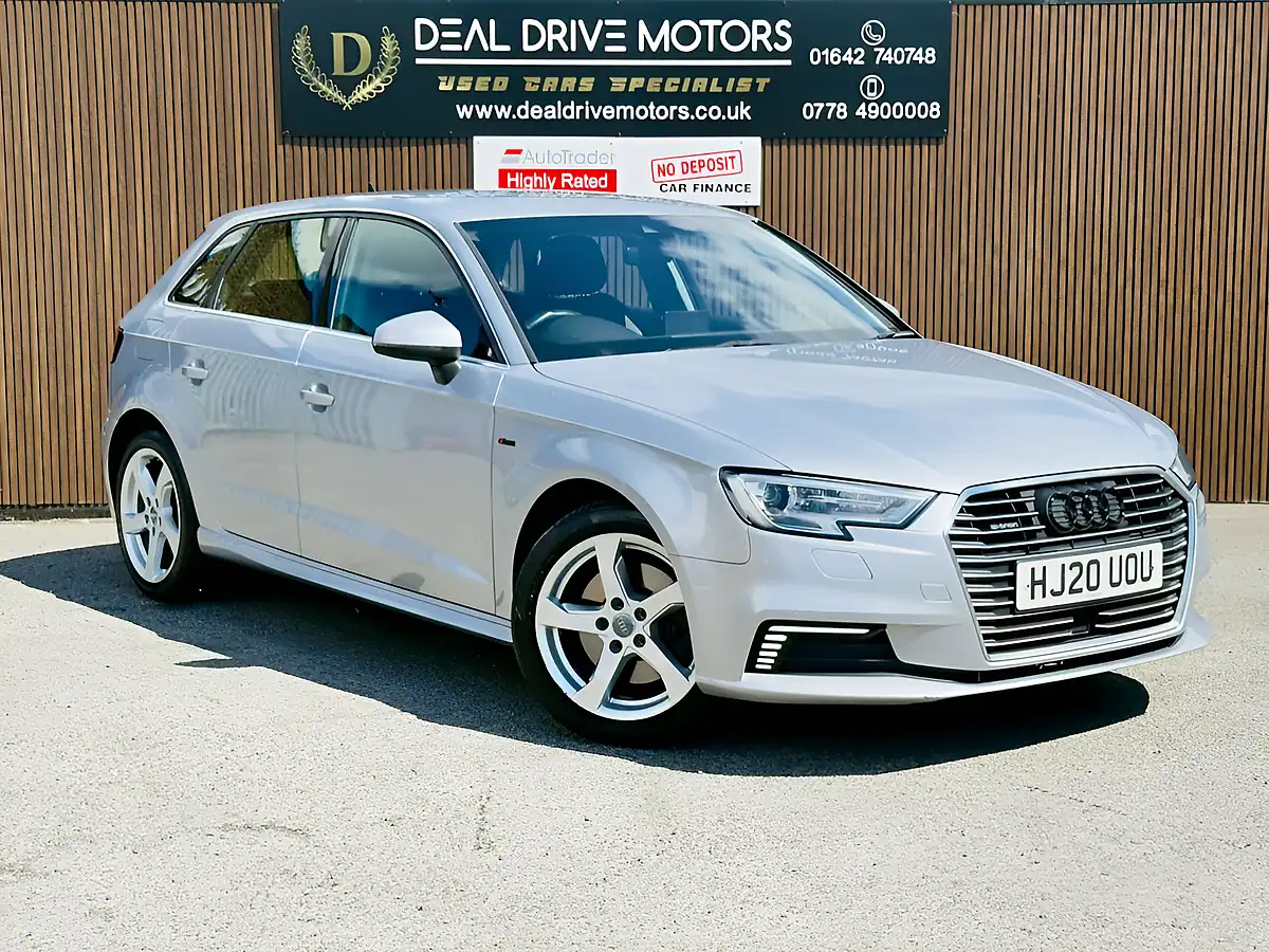 Used 2020 Audi A3 Sportback Silver - Front View