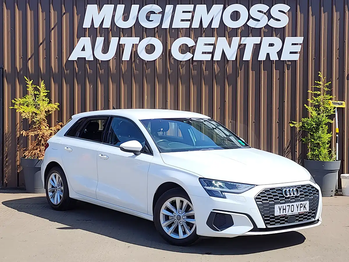 Used 2020 Audi A3 Technik White - Front View