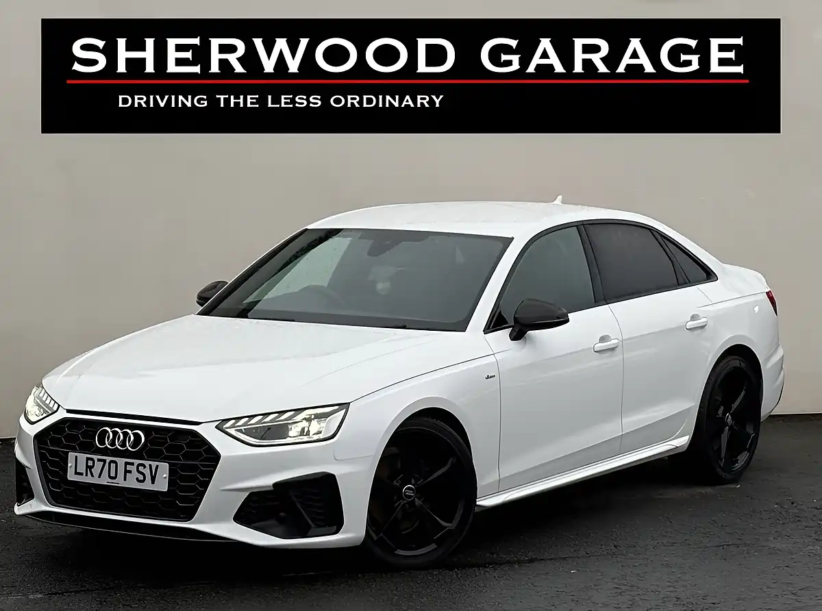 Used 2020 Audi A4 Black Edition White - Front View