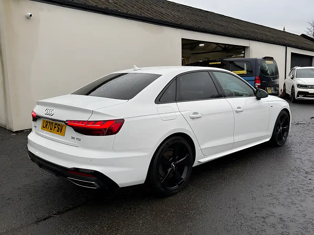 Used 2020 Audi A4 Black Edition White - Interior and Exterior details 3