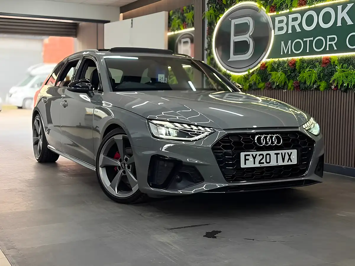 Used 2020 Audi A4 S Line Black Edition Grey - Front View