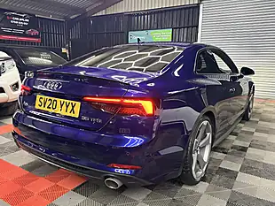 Used 2020 Audi A5 Black Edition Blue - Interior and Exterior details 10
