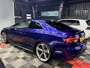 Used 2020 Audi A5 Black Edition Blue - Interior and Exterior details 11