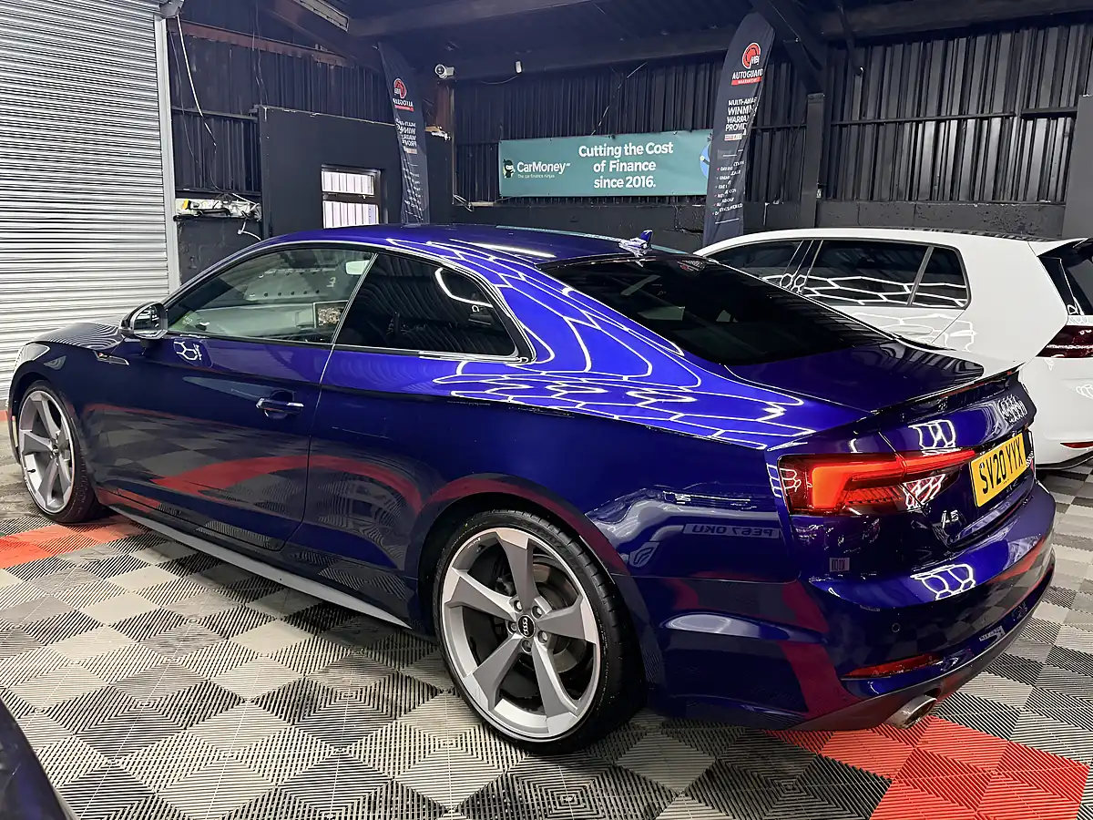Used 2020 Audi A5 Black Edition Blue - Interior and Exterior details 11
