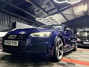 Used 2020 Audi A5 Black Edition Blue - Interior and Exterior details 13
