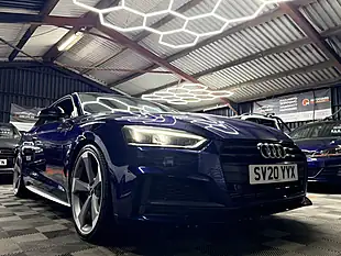 Used 2020 Audi A5 Black Edition Blue - Interior and Exterior details 14