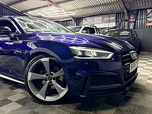 Used 2020 Audi A5 Black Edition Blue - Interior and Exterior details 2