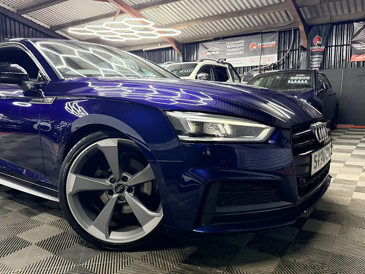 Used 2020 Audi A5 Black Edition Blue - Interior and Exterior details 2