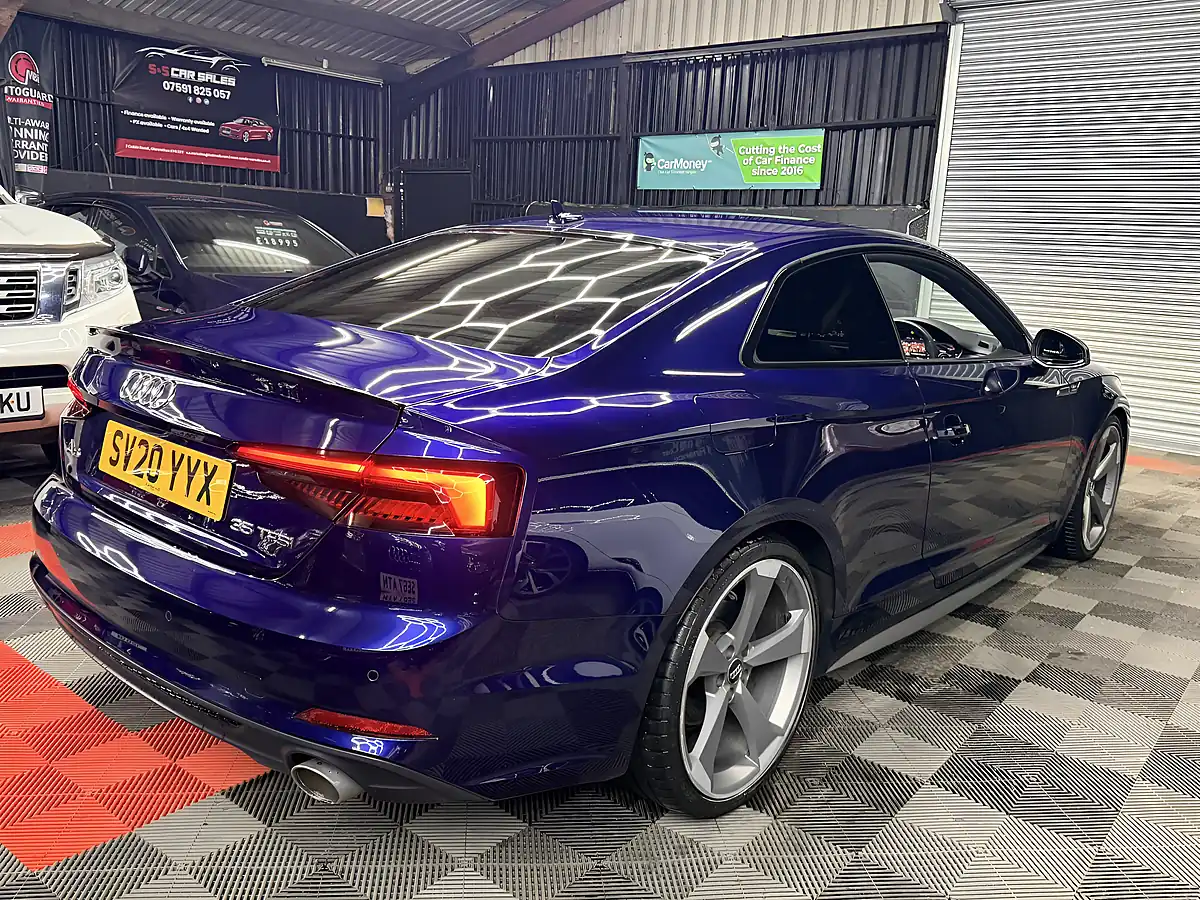 Used 2020 Audi A5 Black Edition Blue - Interior and Exterior details 3
