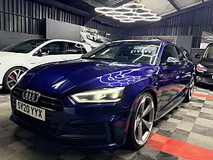 Used 2020 Audi A5 Black Edition Blue - Interior and Exterior details 4