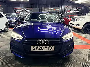 Used 2020 Audi A5 Black Edition Blue - Interior and Exterior details 5